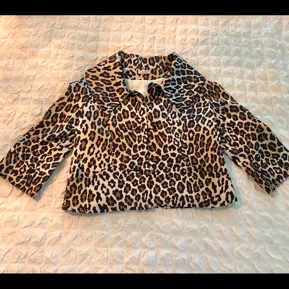 Cache Leopard Jacket Size M-L - Picture 3 of 6